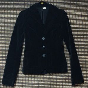 H&M Divided Black Velvet Blazer